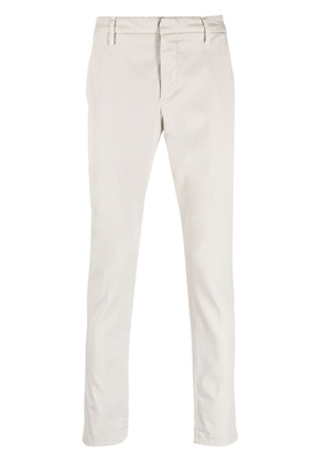 DONDUP straight-leg cropped trousers - Neutrals