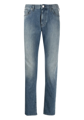 Emporio Armani slim-cut denim jeans - Blue
