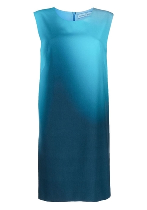 Ermanno Scervino gradient-effect sleeveless dress - Blue