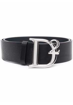 DSQUARED2 logo-buckle belt - Black