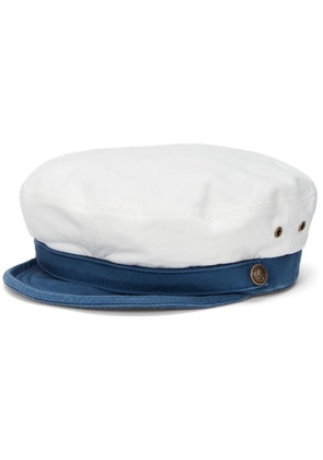 Polo Ralph Lauren cotton twill captain hat - White