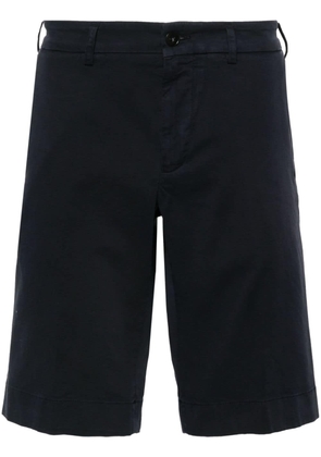 Canali gabardine-weave bermuda shorts - Blue