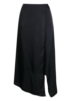 Stella McCartney asymmetric high-waisted midi skirt - Black