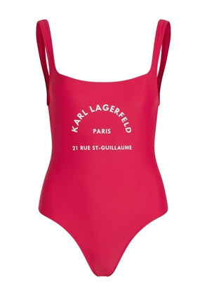 Karl Lagerfeld Rue St-Guillaume swimsuit - Pink