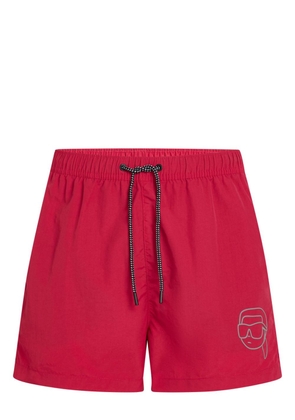 Karl Lagerfeld Ikonik swim shorts - Red