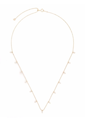 Djula 18kt yellow gold multi-tassel diamond necklace