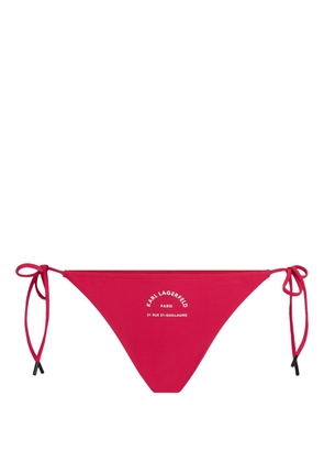 Karl Lagerfeld Rue St-Guillaume bikini top - Pink
