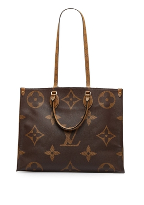 Louis Vuitton Pre-Owned 2019 pre-owned Reverse Onthego GM tote bag - Brown