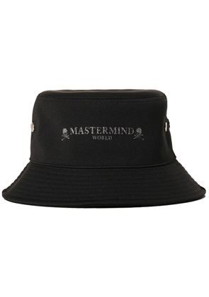 Mastermind World logo print bucket hat - Black