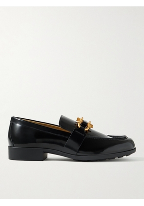Bottega Veneta - Monsieur Embellished Patent-Leather Loafers - Men - Black - EU 40