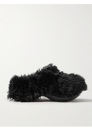 Balenciaga - Crocs™ Faux Fur EVA Clogs - Men - Black - EU 40