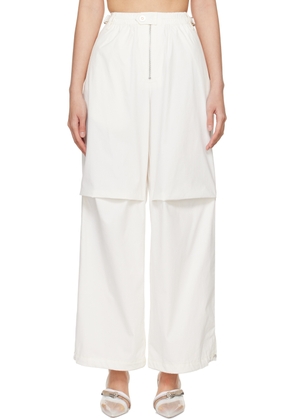 Dion Lee Off-White Flight Trousers