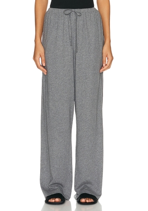 The Row Lanuit Pant in Pietra Melange - Grey. Size L (also in M, S).