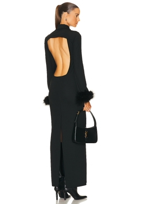 LPA Noemi Maxi Dress in Black - Black. Size L (also in M, S, XL, XS, XXS).