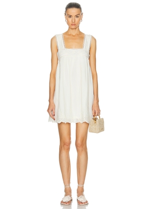 Posse Mylah Mini Dress in Cream - Cream. Size M (also in ).