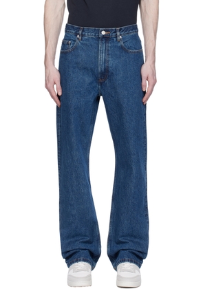 A.P.C. Blue Relaxed Jeans