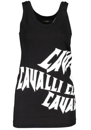 Cavalli Class Chic Wide-Shouldered Printed Tank Top - XS