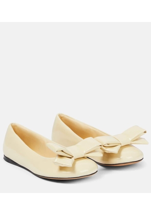 Loewe Puffy patent leather ballet flats