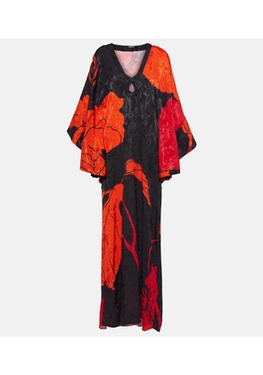 Johanna Ortiz Floral jacquard maxi dress