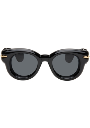LOEWE Black Inflated Round Sunglasses