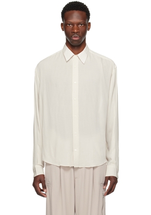 AMI Paris Off-White Boxy Shirt
