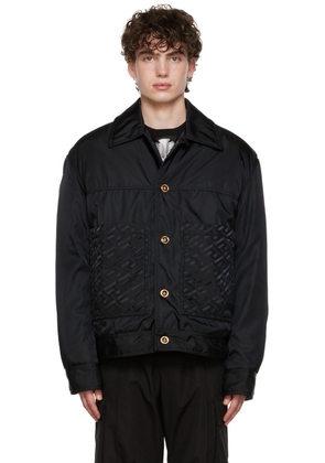 Versace Black 'La Greca' Jacket