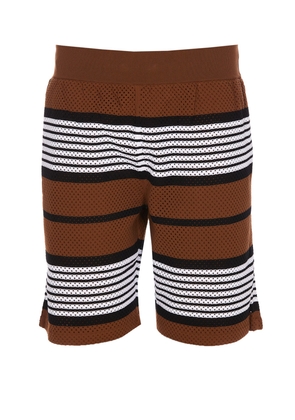 Burberry Stripe Print Shorts