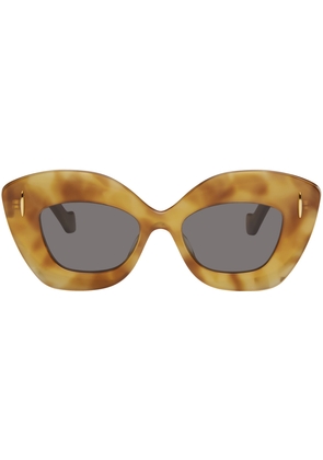 LOEWE Tortoiseshell Retro Screen Sunglasses