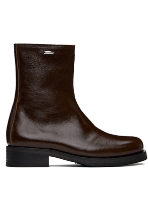 OUR LEGACY Brown Camion Boots
