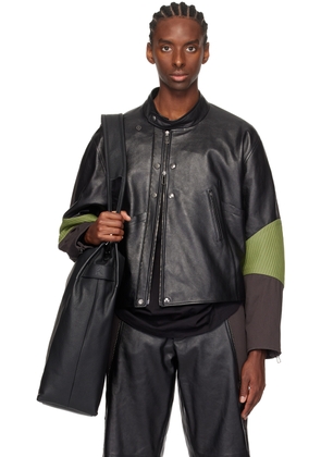 ECCO.kollektive Black Kiko Kostadinov Edition Saida Leather Jacket