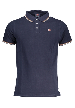 Norway 1963 Classic Blue Polo with Contrasting Accents - M