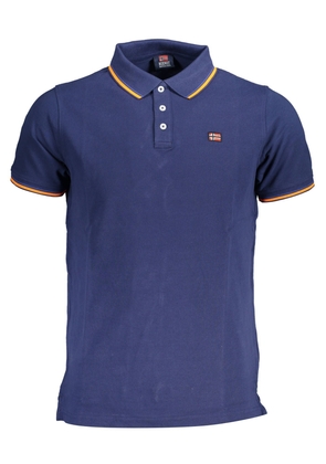 Norway 1963 Elegant Contrast Detail Polo Shirt - M