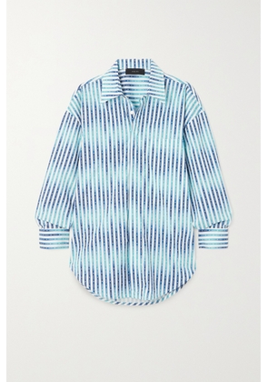 AMIRI - Striped Cotton-poplin Shirt - Blue - XS/S,M/L
