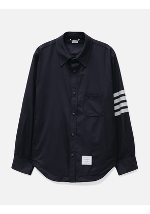 Plain Weave 4-Bar Shirt Jacket
