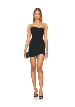 Amanda Uprichard x REVOLVE Adrienne Mini Dress in Black. Size M, S, XL, XS.