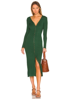 LPA Kavala Sweater Dress in Green. Size M, S, XS.