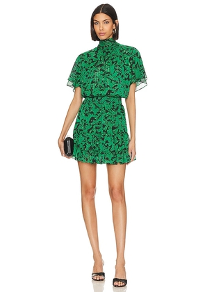 MISA Los Angeles Saffie Dress in Green. Size XS.