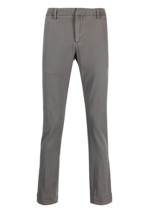 DONDUP cotton straight-leg trousers - Grey