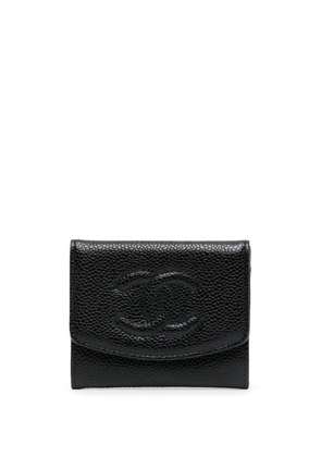 CHANEL Pre-Owned CC logo-embossed coin purse - Black