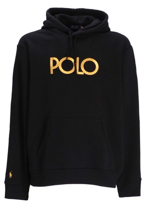 Polo Ralph Lauren logo-print jersey hoodie - Black
