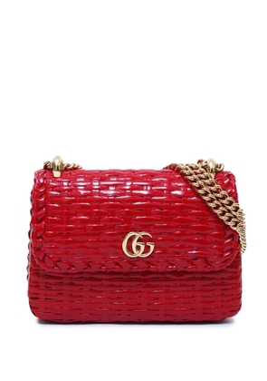Gucci Pre-Owned GG wicker chain shoulder bag - Red