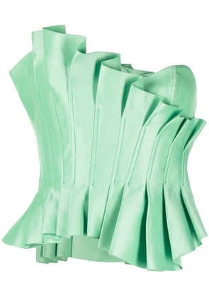 Acler Davies structured sleeveless top - Green