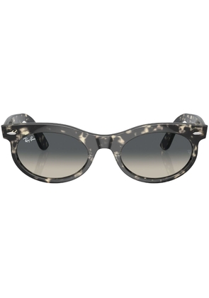 Ray-Ban Wayfarer Oval oval-frame sunglasses - Grey