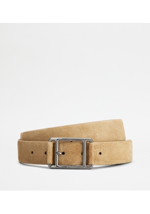 Tod's - Belt in Leather, BEIGE, 105 - Belts