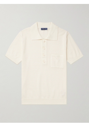 Frescobol Carioca - Clemente Pointelle-Knit Cotton Polo Shirt - Men - White - S