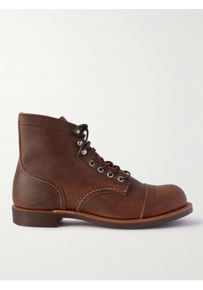 Red Wing Shoes - 8085 Iron Ranger Leather Boots - Men - Brown - UK 6