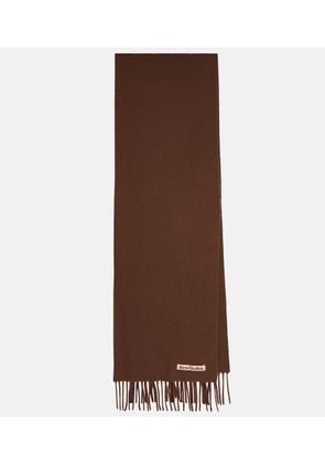 Acne Studios Fringed wool scarf