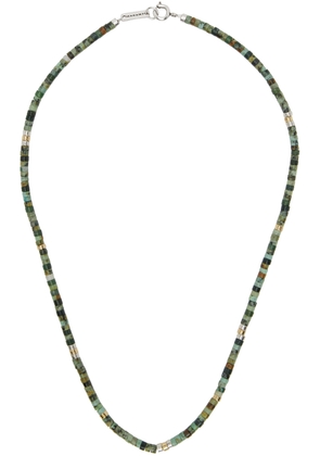Isabel Marant Green & Blue Beaded Necklace