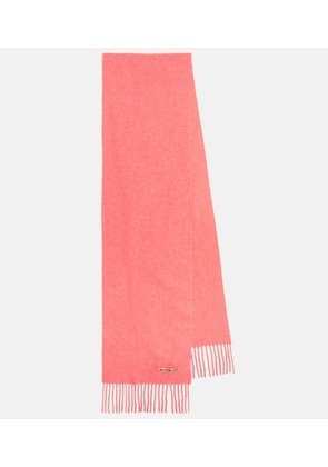 Acne Studios Fringed wool scarf