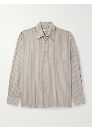 Our Legacy - Above Oversized Striped TENCEL™ Lyocell Shirt - Men - Neutrals - IT 44